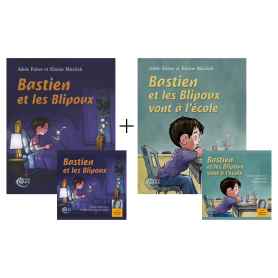 2 livres Les Blipoux + 2 cd audio - faber