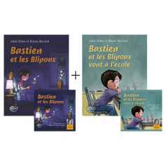 2 livres Les Blipoux + 2 cd audio - faber